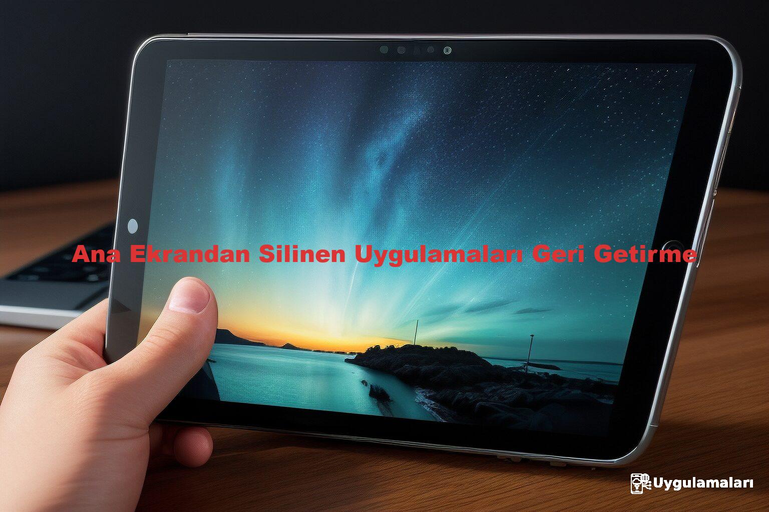 Ana Ekrandan Silinen Uygulamaları Geri Getirme