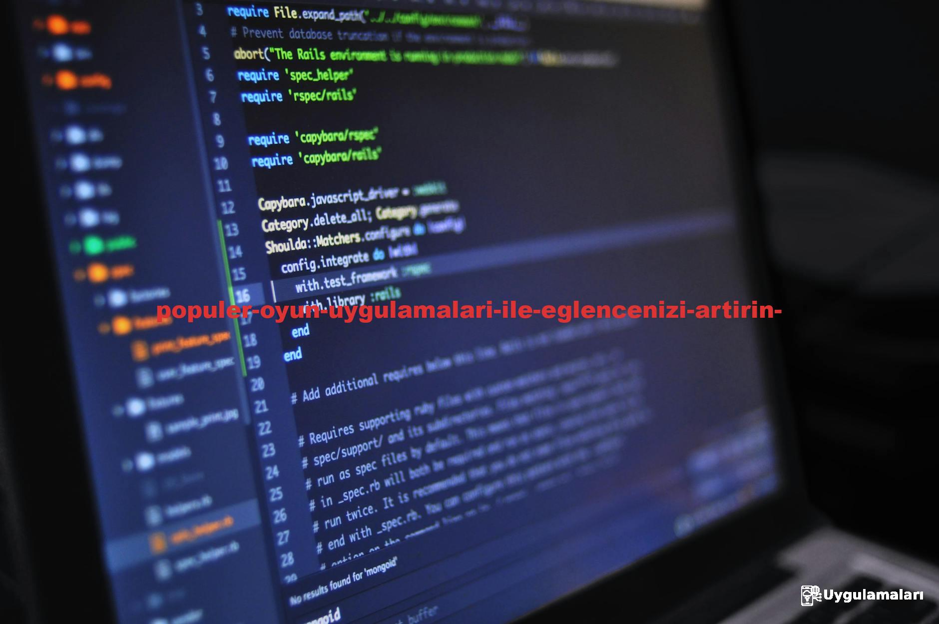 Close-up of a computer screen displaying programming code in a dark environment.
