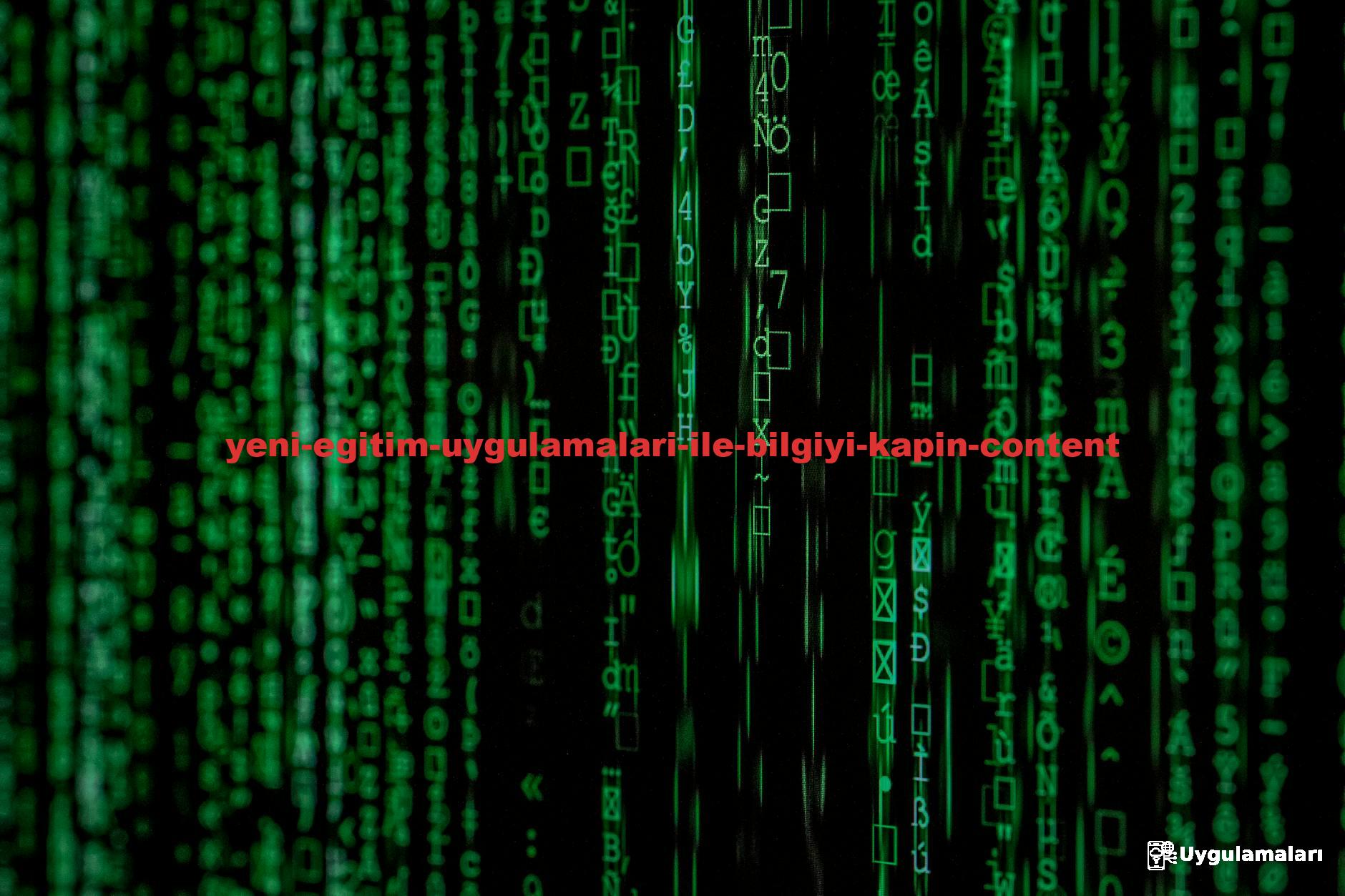 Abstract green matrix code background with binary style.