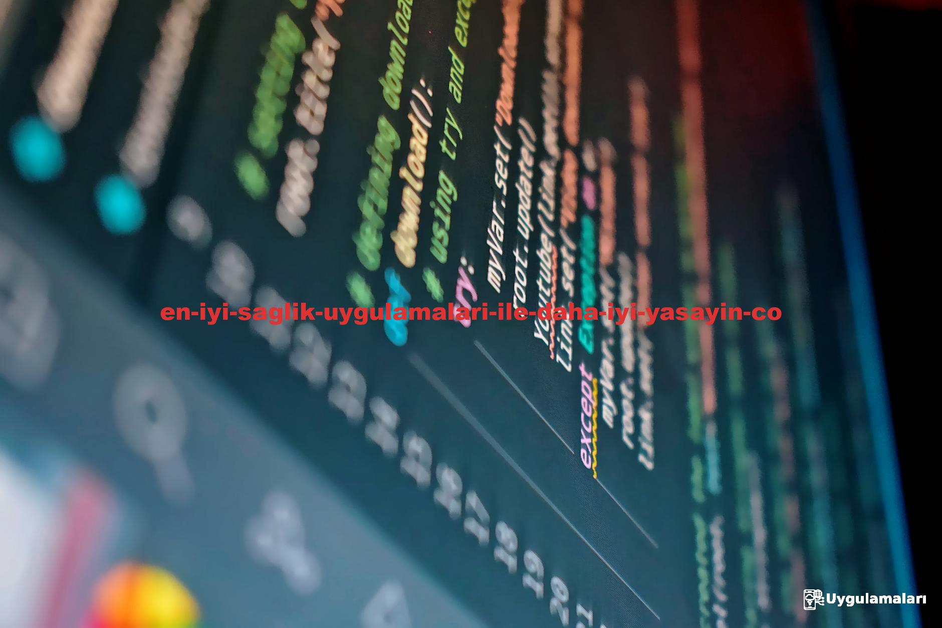 Vibrant close-up of a computer screen displaying color-coded programming code.