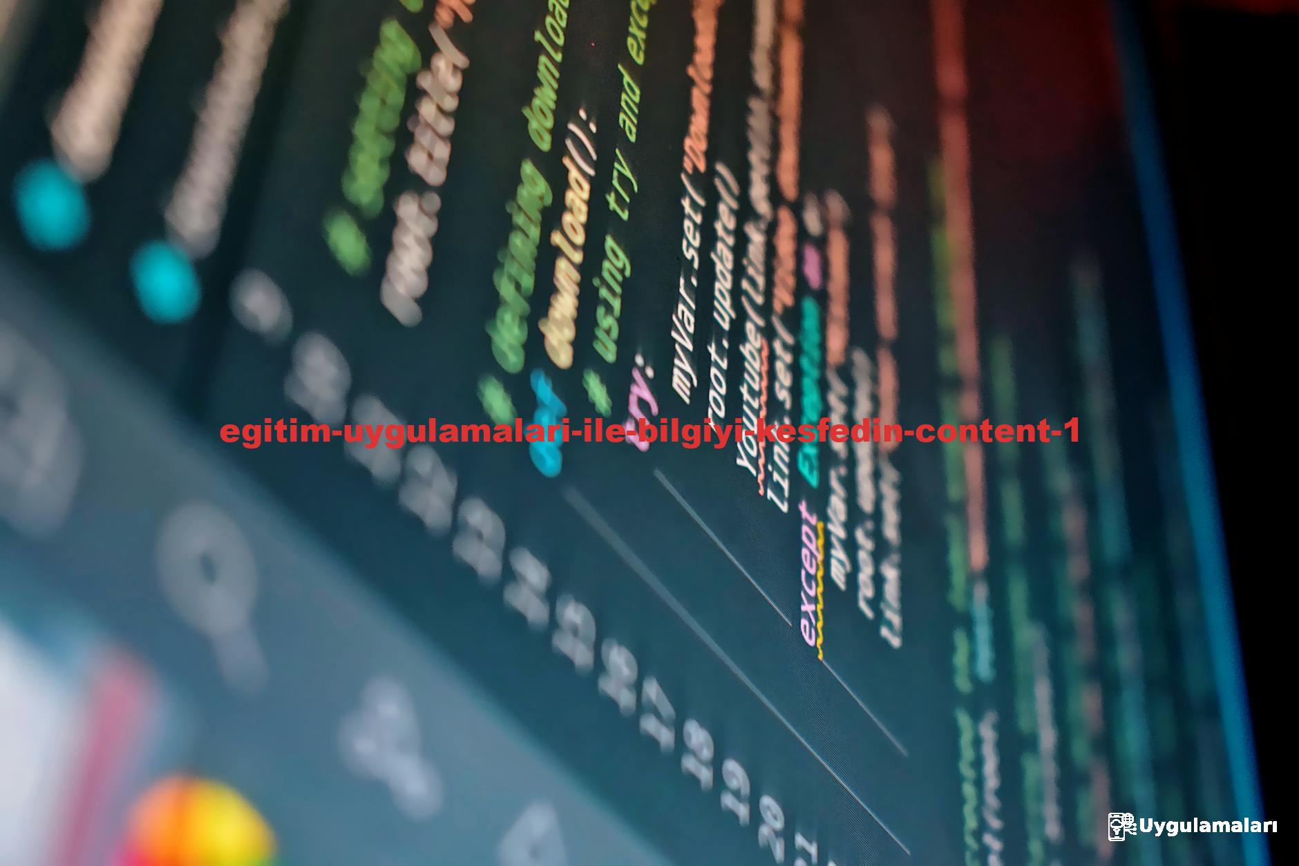 Vibrant close-up of a computer screen displaying color-coded programming code.