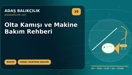 Olta Kamışı ve Makine Bakım Rehberi